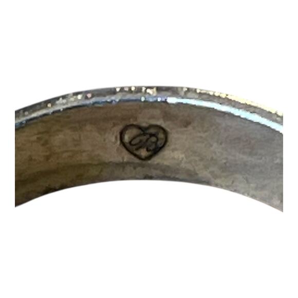 Brighton Silver-Tone Crystal Knot Statement Ring Size 5.75 Vintage Inspired - Picture 6 of 9